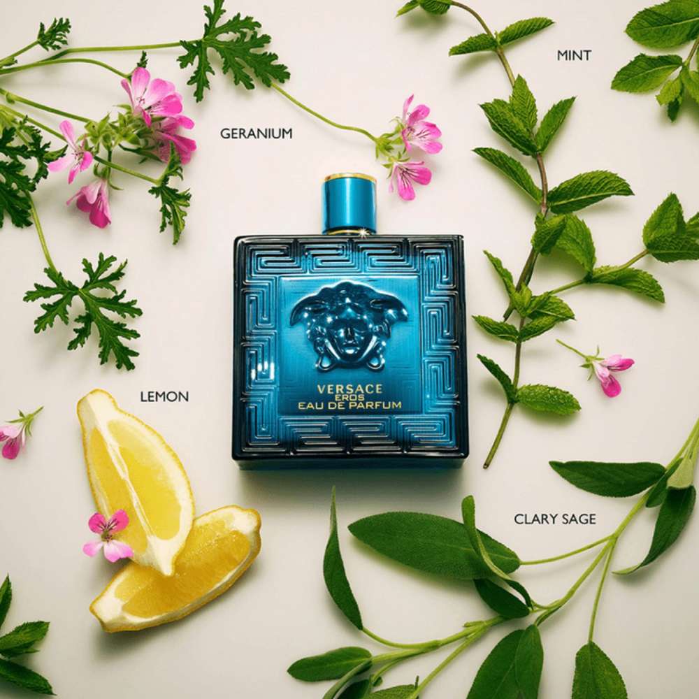 VERSACE Eros Pour Homme EDP Eau De Parfum Natural Spray 100 Ml - Image 3
