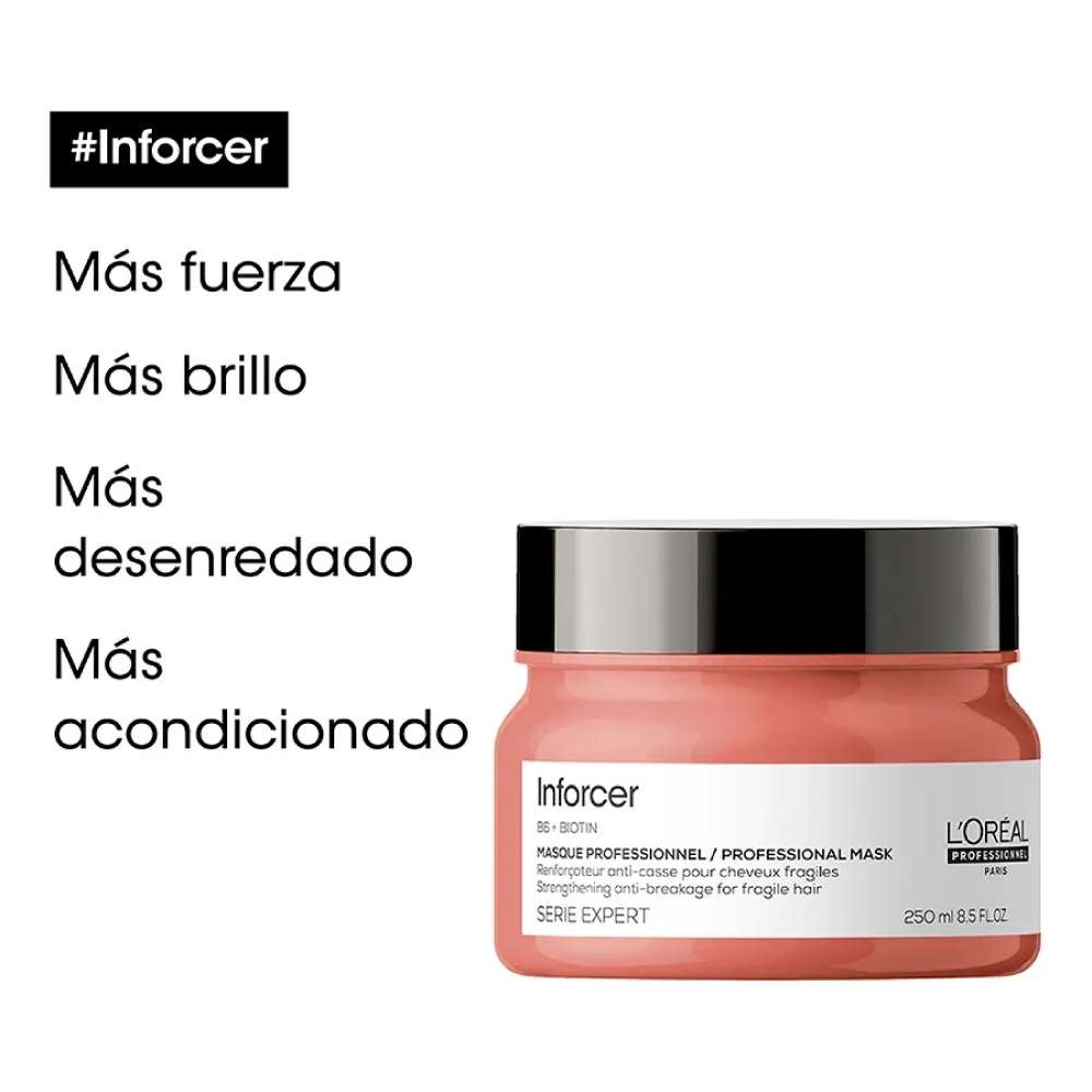 LOREAL Mascarilla Fuerza Inforcer 250 Ml - Image 3