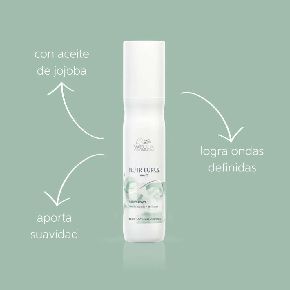 WELLA Pro Spray Nutrición Milky Waves Nutricurls X 150ML - Image 2