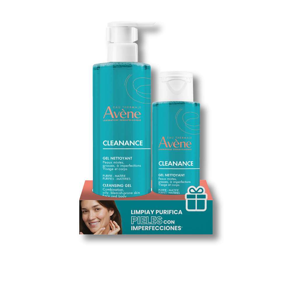 AVENE Kit Cleanance Gel X 400 Ml + Cleanance Gel X 100 Ml