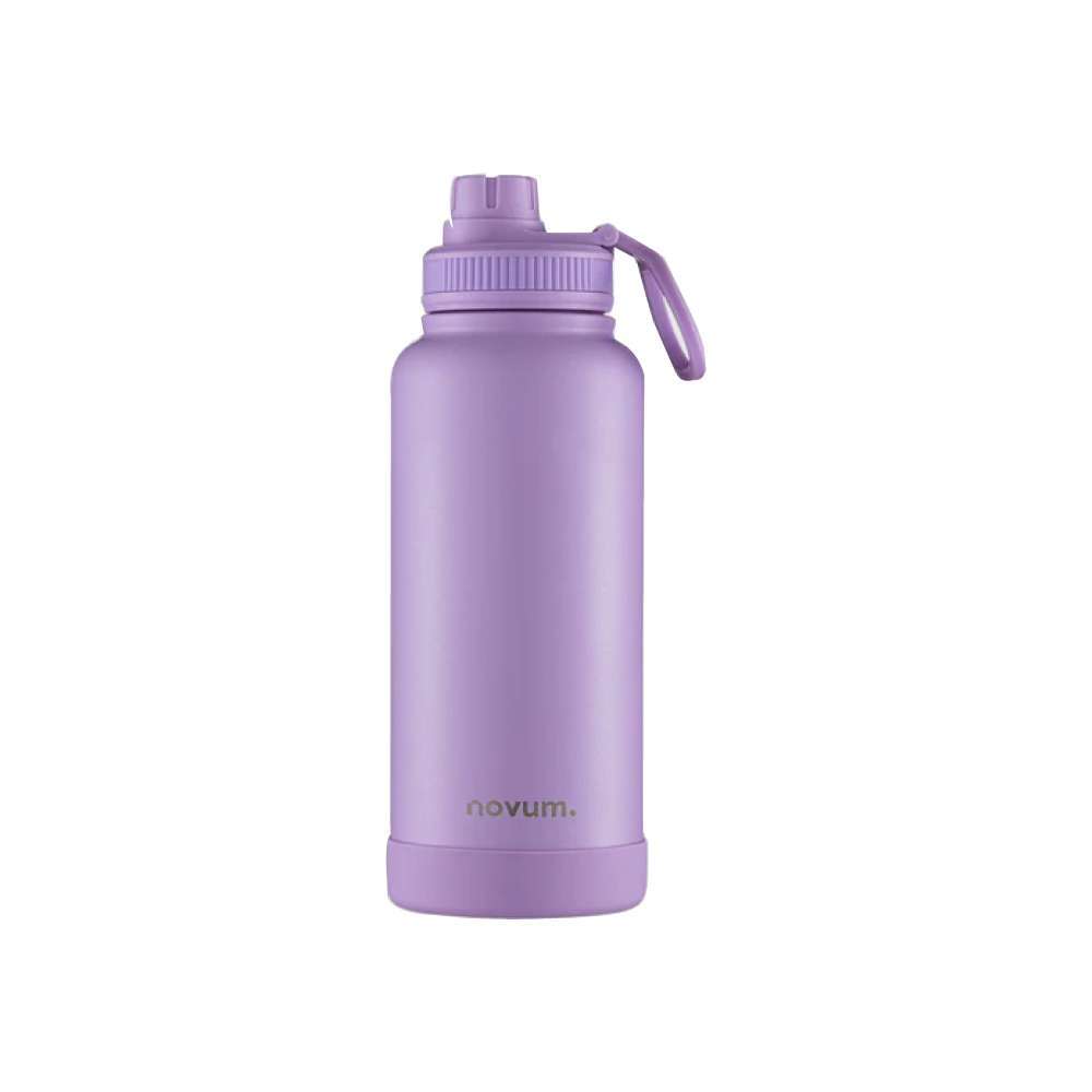 NOVUM Termo Deportivo 950 Ml Lila Con Base Silicona