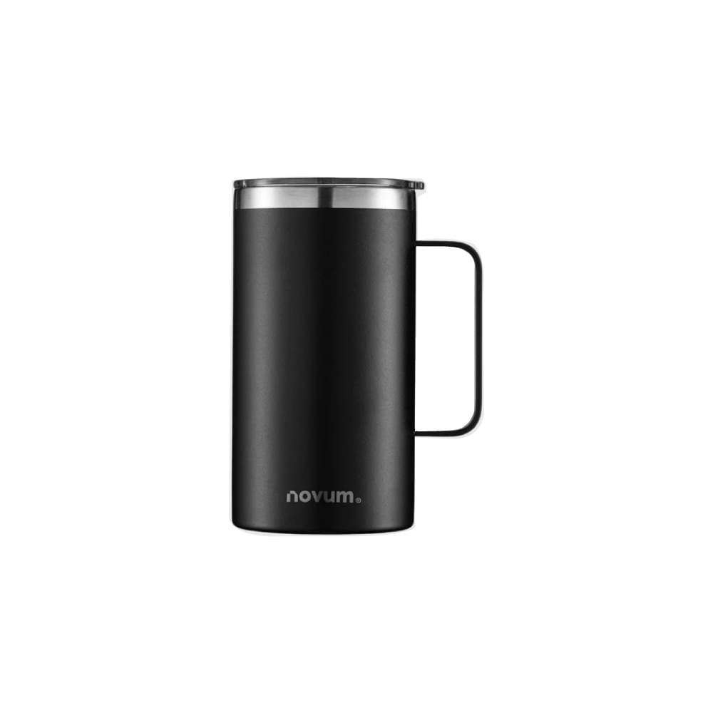 NOVUM Vaso 600 Ml Negro Con Agarradera
