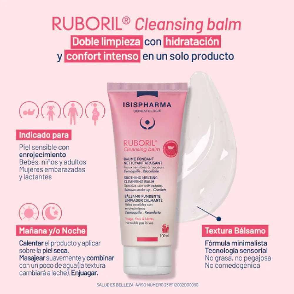 ISISPHARMA Ruboril Cleansing Balm X 100Ml - Image 3