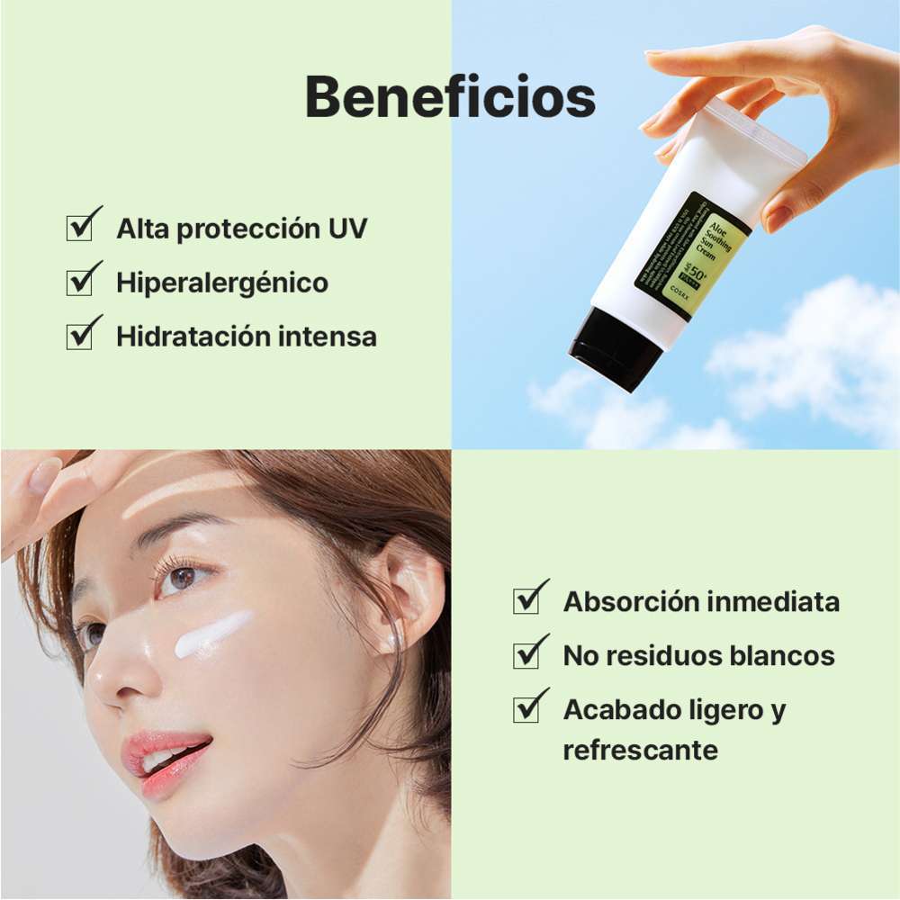 COSRX Aloe Soothing Sun Cream SPF 50+ PA++++ X 50Ml - Image 3