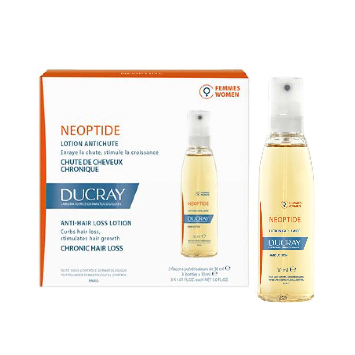 DUCRAY Neoptide Loción Anticaída Mujer X30 Ml - Image 2