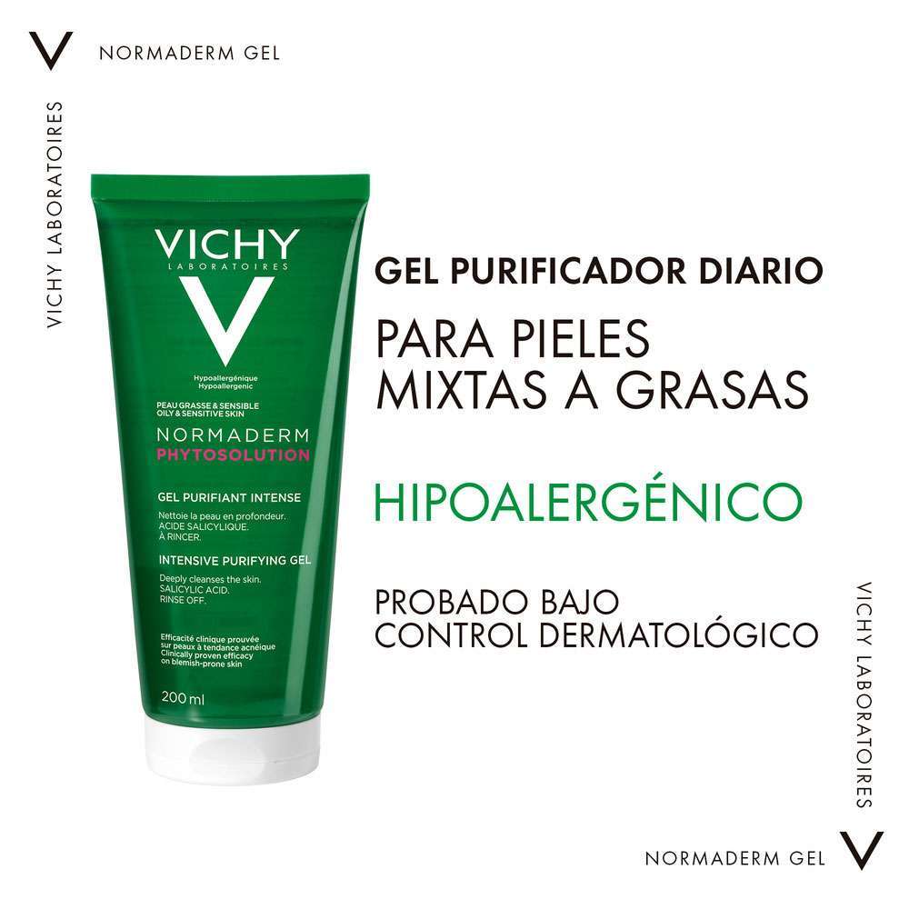 VICHY Normaderm Gel Limpiador X 200 Ml - Image 3