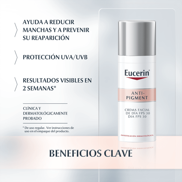 EUCERIN Crema Facial Antimanchas De Día Antipigment Fps30 X 50 Ml - Image 3