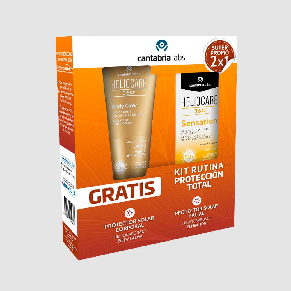 KIT Heliocare 360° Sensation + Heliocare 360° Body Glow SPF50+ - Image 3