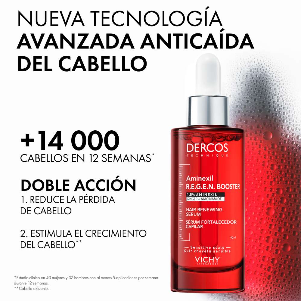 VICHY Dercos Serum Aminexil Regen Booster X 90 Ml - Image 6