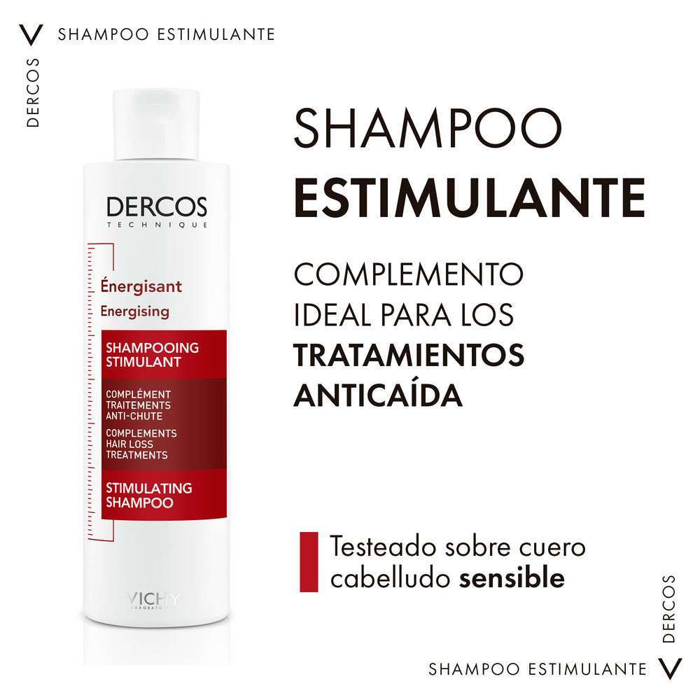 VICHY Dercos Shampoo Estimulante X 200 Ml - Image 3