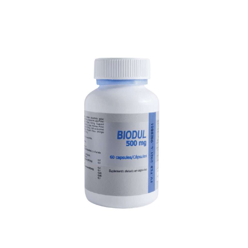 HERBALMEDIK Biodul 500 Mg X 60 Cápsulas