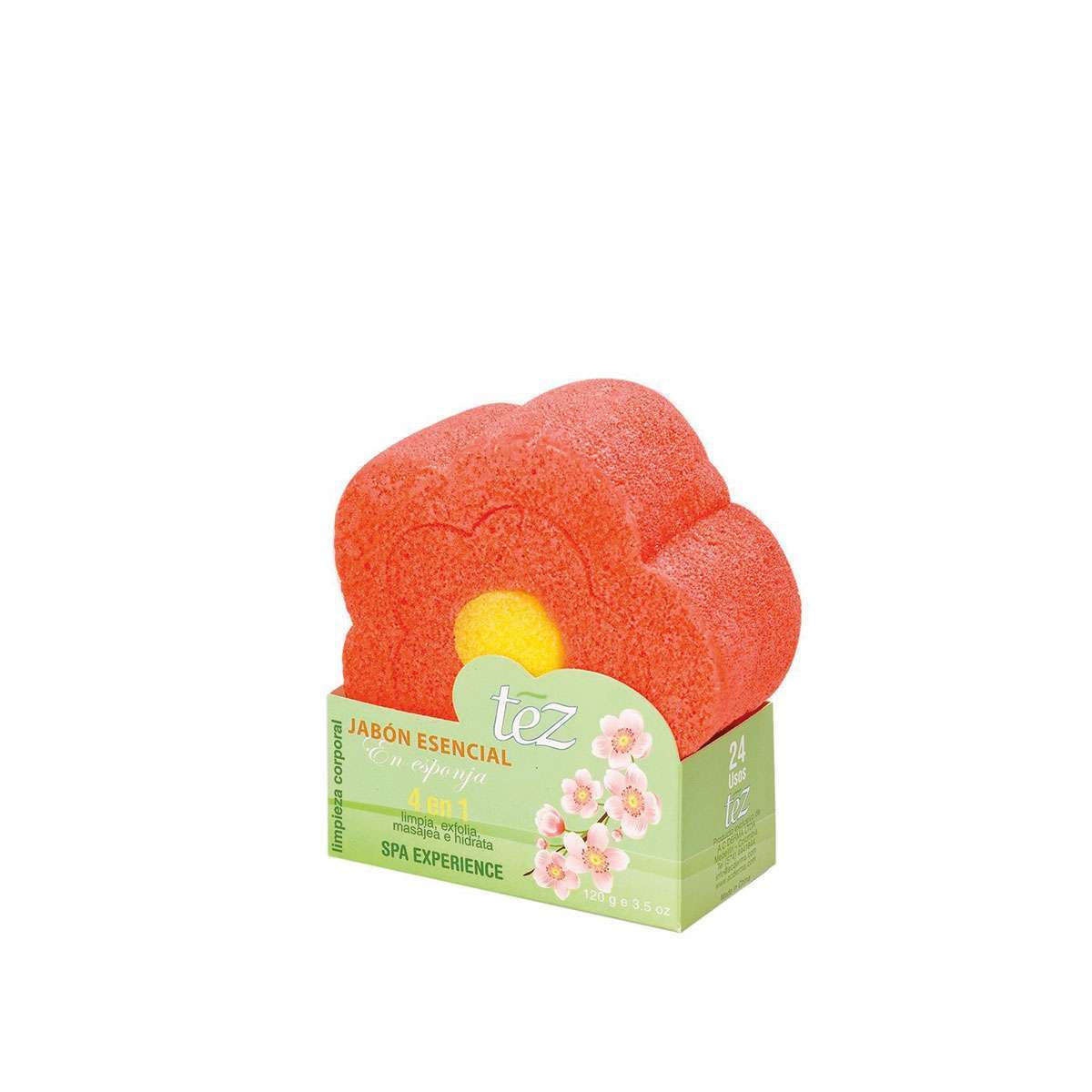Tez Jabon Esencial En Esponja (Flor)
