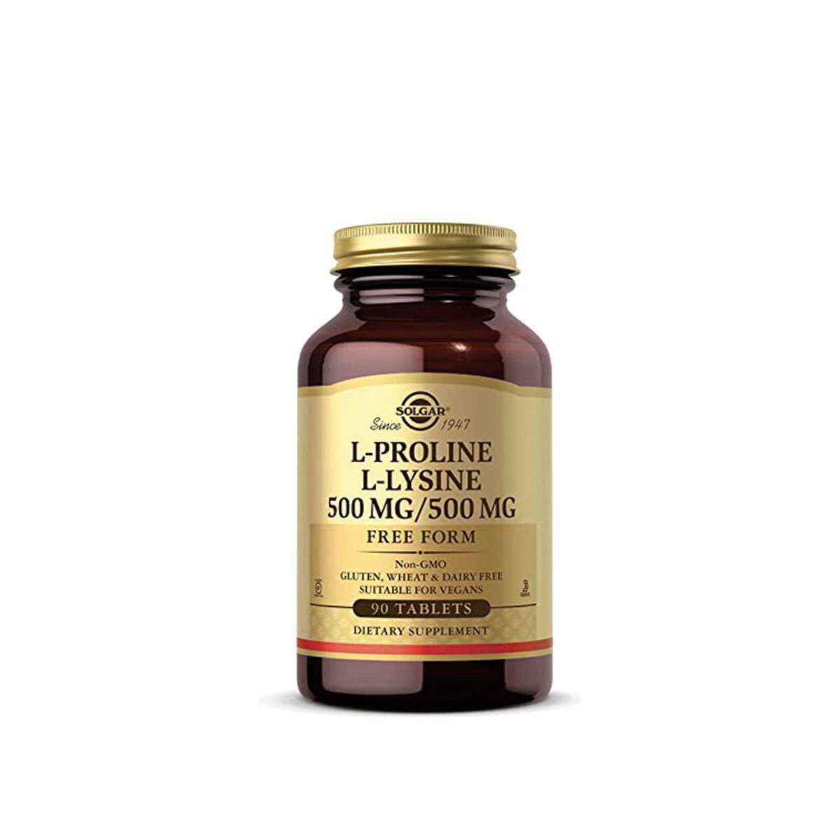 Solgar L Proline/ L Lysine 500Mg/ 500 Mg X 90 Tabl