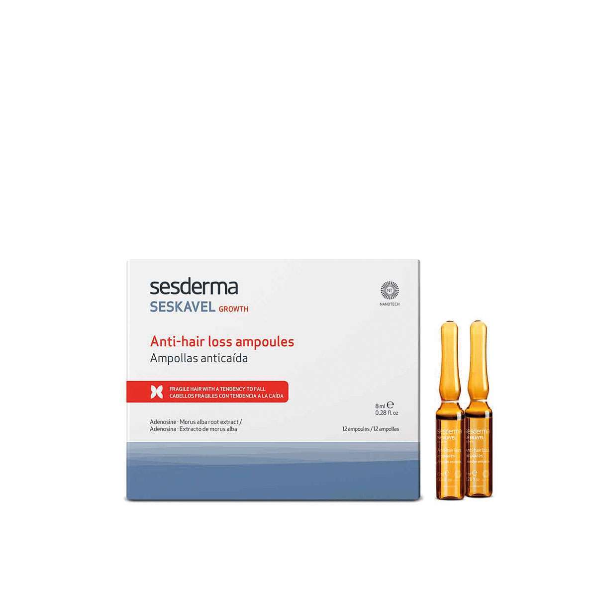 Seskavel Growth Anticaida X 12 Ampollas