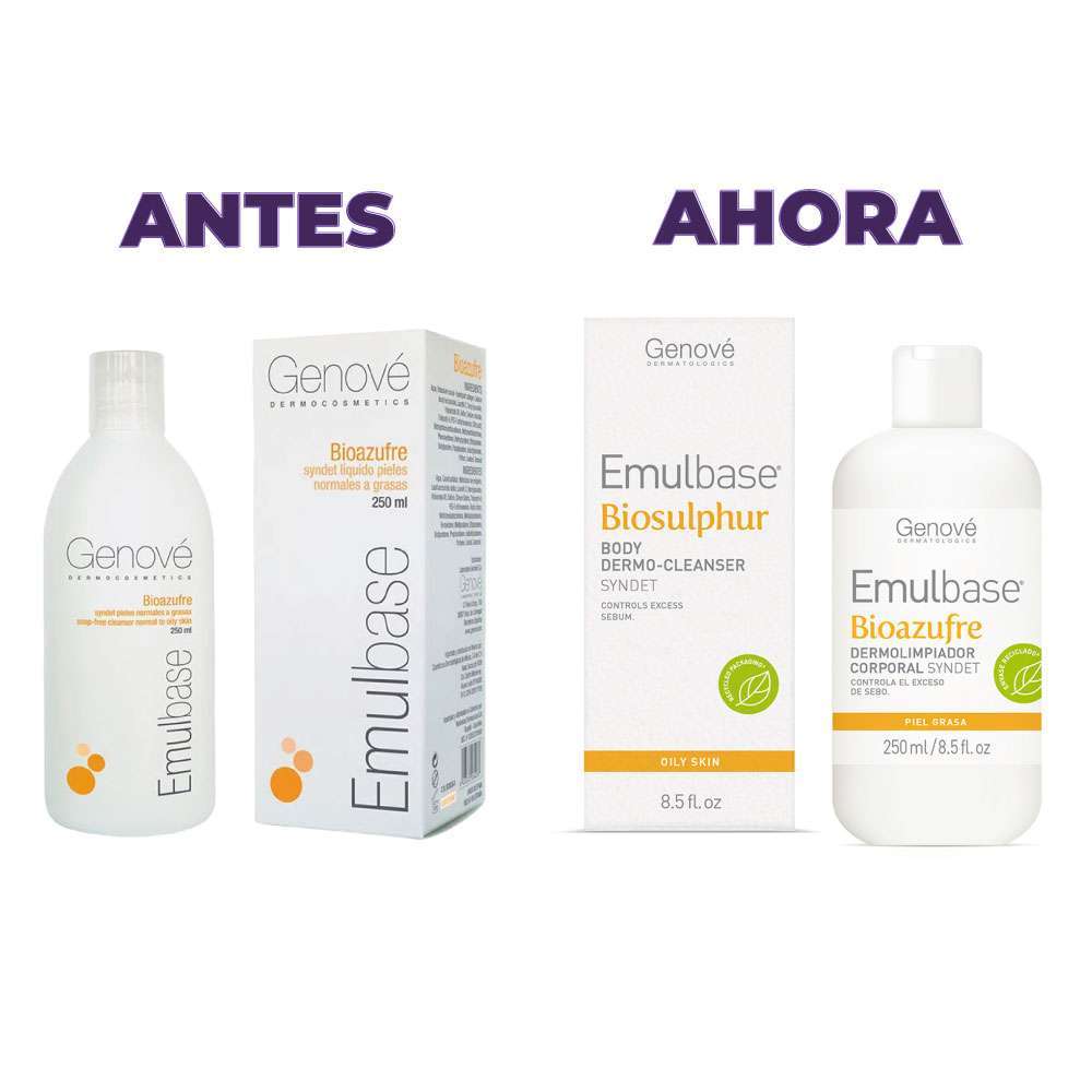 GENOVÉ Emulbase Bioazufre Dermolimpiador Corporal X 250 Ml - Image 3