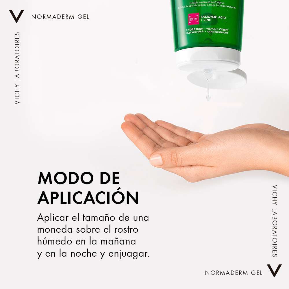 VICHY Normaderm Phytosolution Gel Limpiador 200 Ml - Image 4