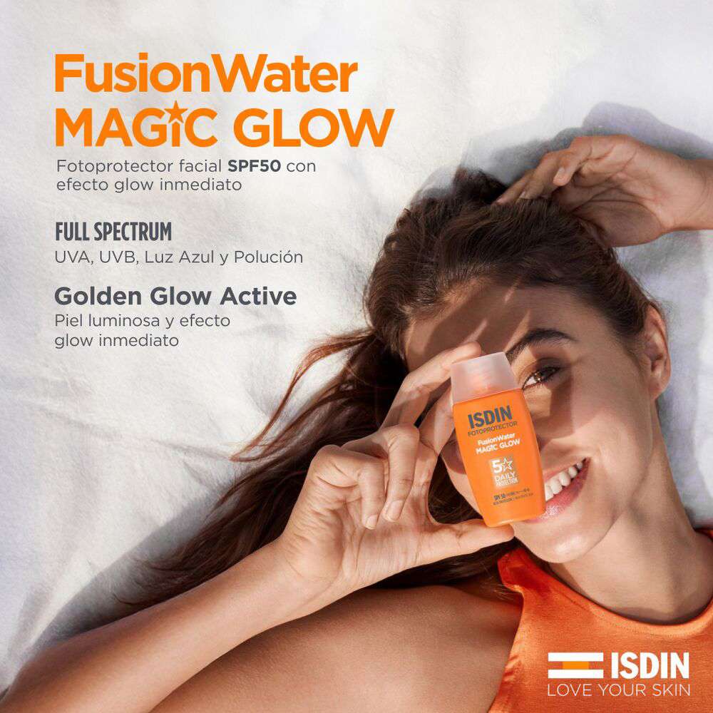 ISDIN Fotoprotector Fusion Water Magic Glow Spf 50 x 50Ml - Image 5