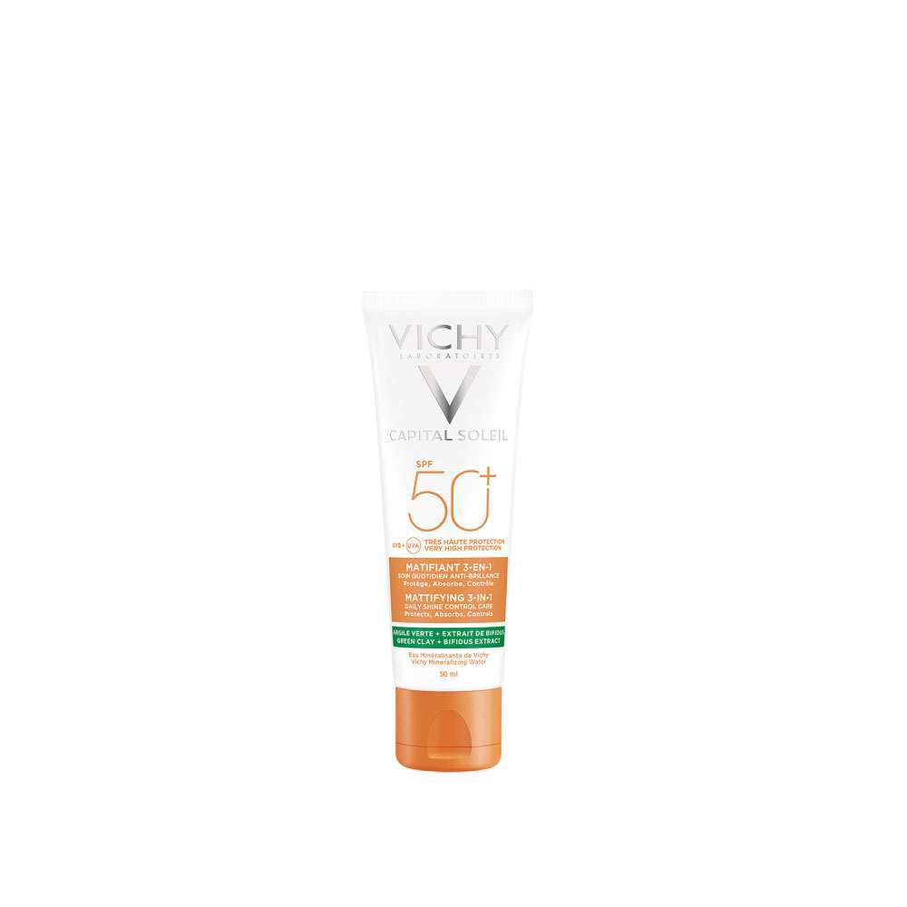 VICHY Capital Soleil Matificante 3 En 1 Spf 50 X 50Ml