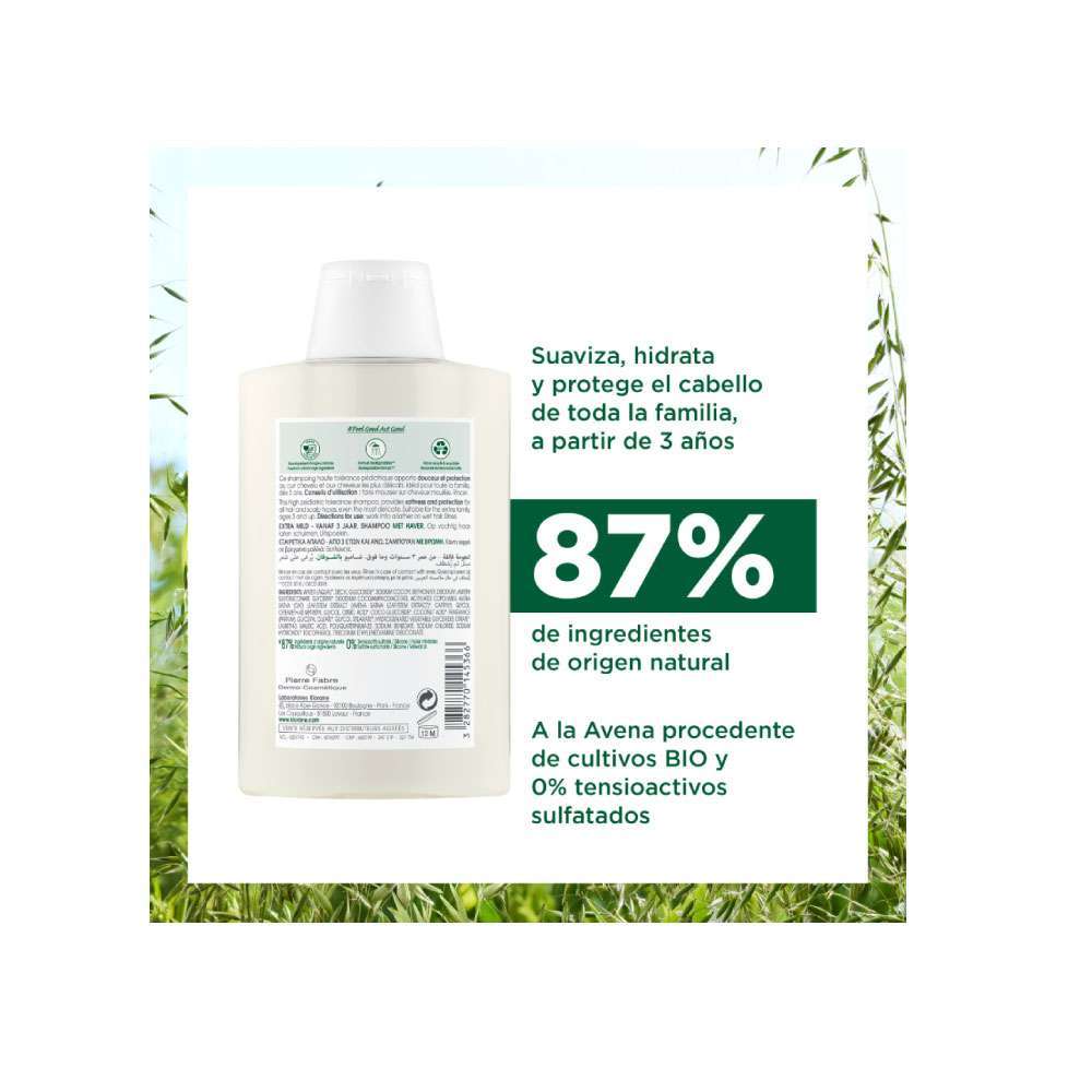 Klorane Champú Avena 200Ml - Image 3