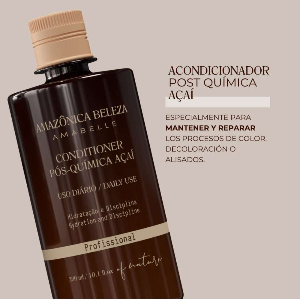 AMAZÓNICA Acondicionador Post Quimica Acaí 300 Ml - Image 2