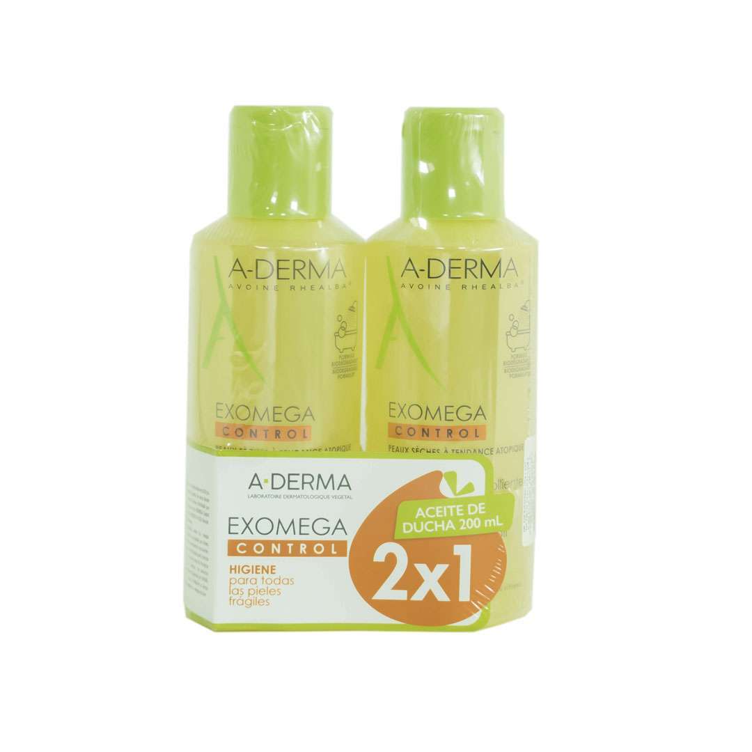 A-DERMA Kit 2X1 Exomega Control Aceite De Ducha X200 Ml
