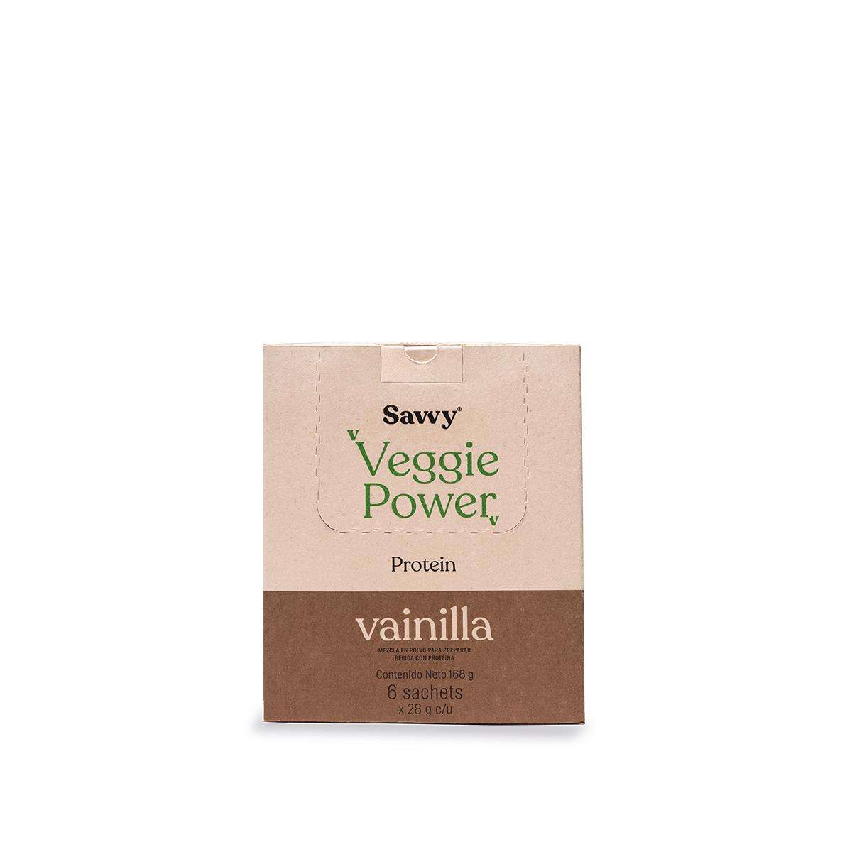 Display Veggie Power Vainilla X6 Unidades