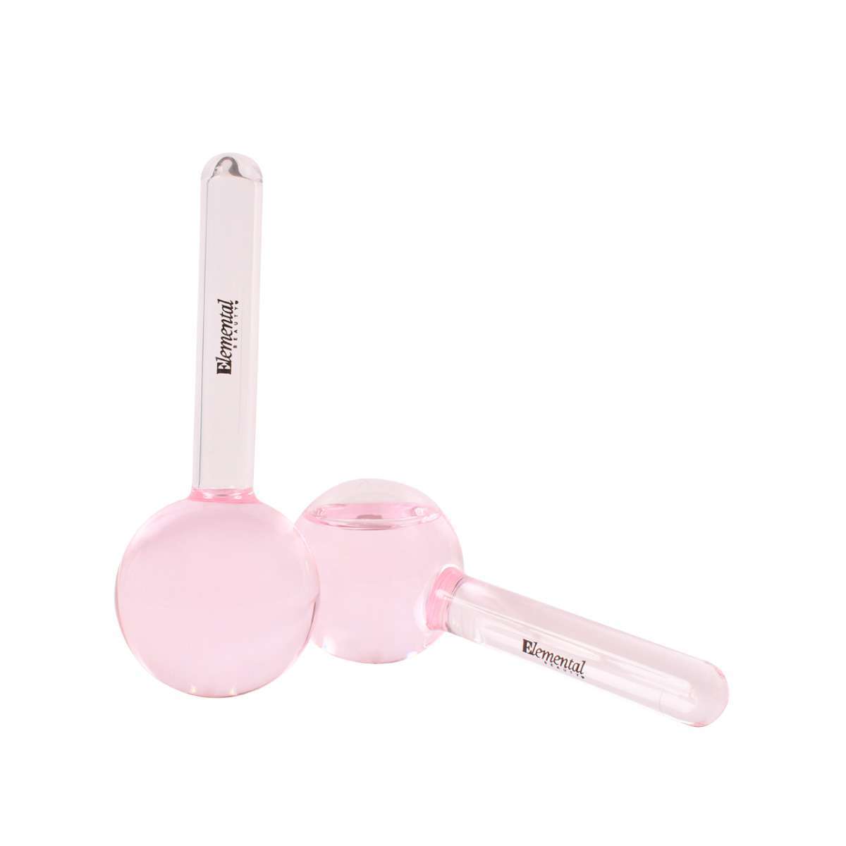 ELEMENTAL BEAUTY Masajeador Facial De Cristal Rosado