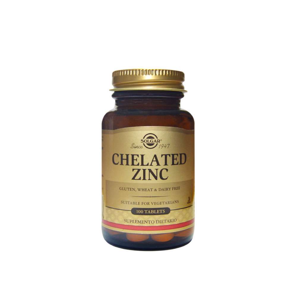 SOLGAR Chelated Zinc X 100 tabletas