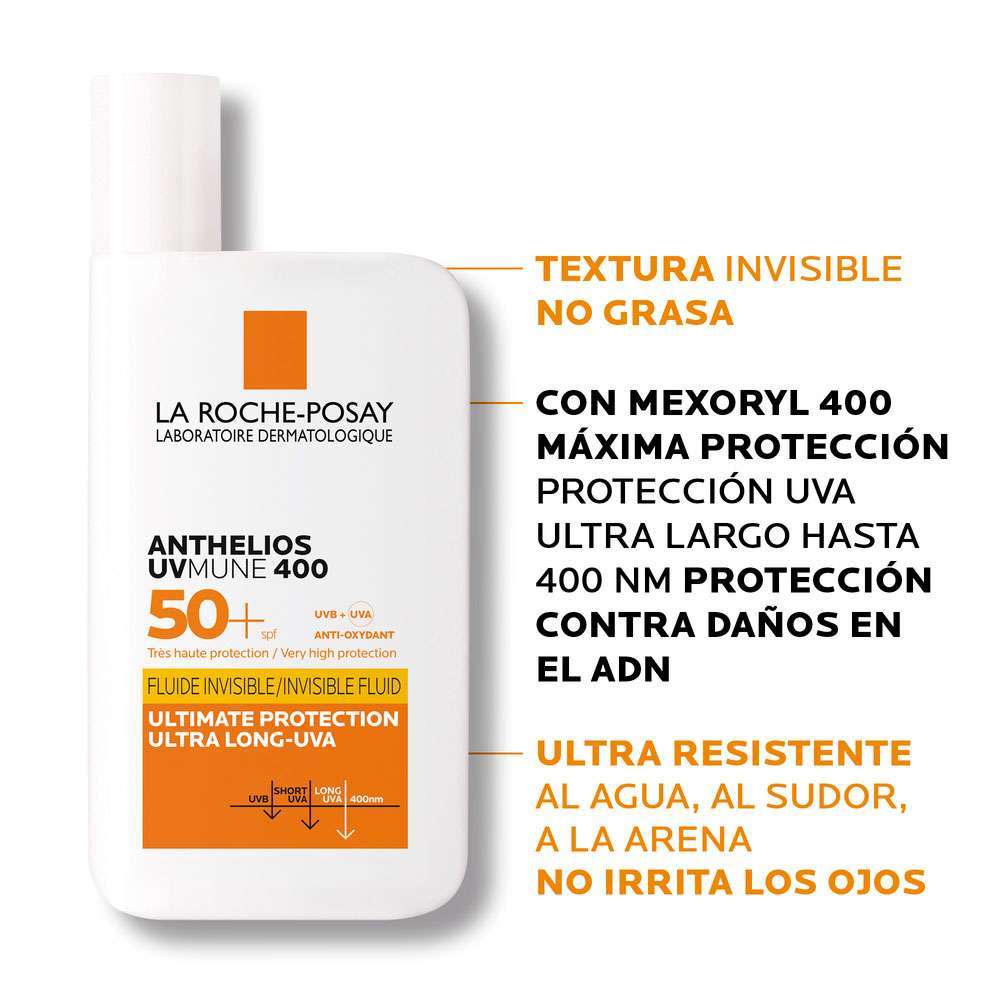 LA ROCHE POSAY Anthelios UVMune 400 Fluido Invisible X 50 Ml - Image 4