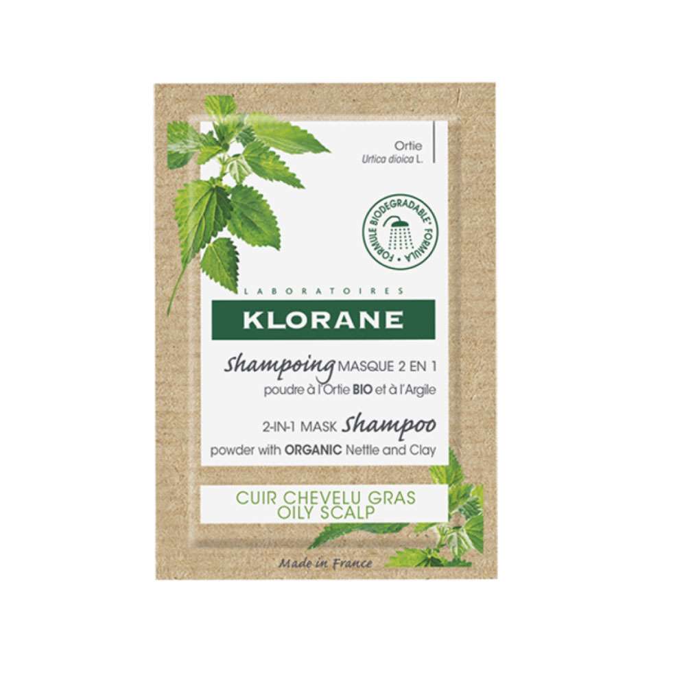 KLORANE Shampoo Mascarilla 2 en 1 Ortiga