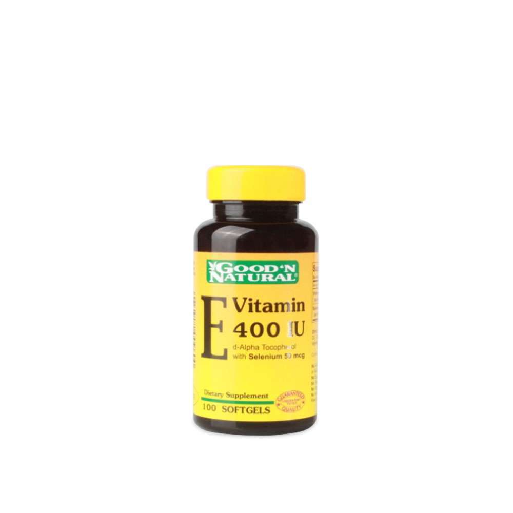 GOOD'N NATURAL Vitamin E-400+Selenium 50Mcg X100 Cápsulas