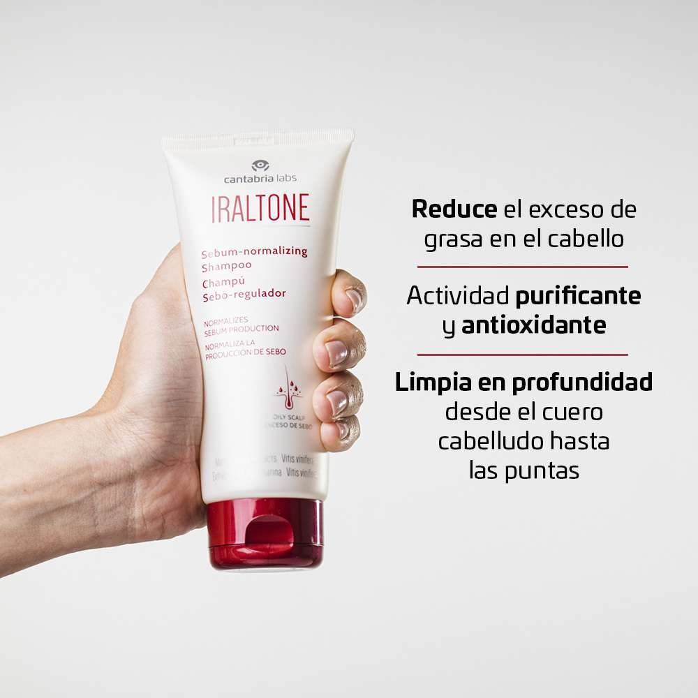 IRALTONE Champú Sebo-Regulador X 200 Ml - Image 4