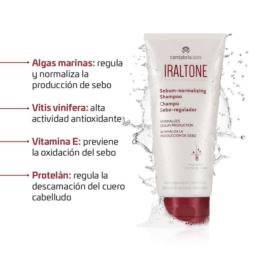IRALTONE Champú Sebo-Regulador X 200 Ml - Image 5