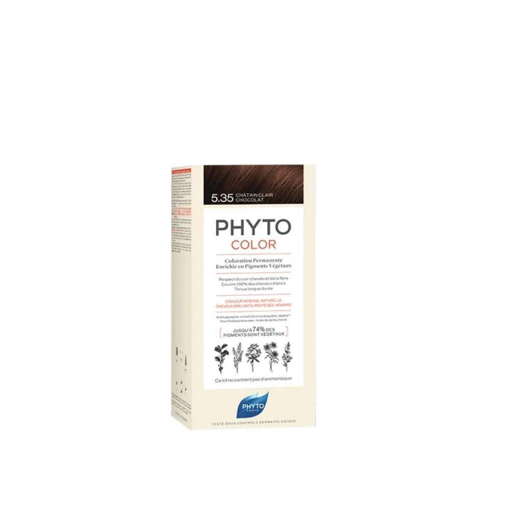 PHYTO Tinte Permanente 5,35 Castaño Claro Chocolate