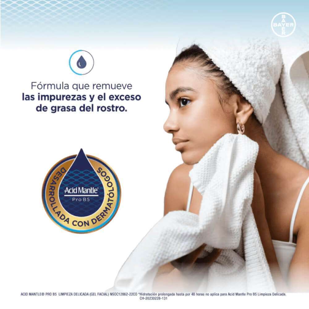 ACID MANTLE Pro B5 Limpieza Delicada Facial X 200 Ml - Image 3