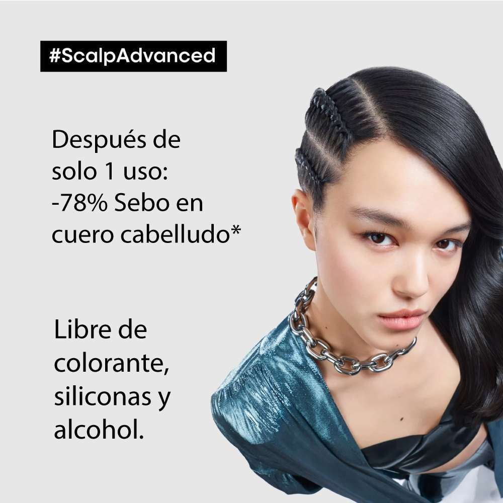 LOREAL Scalp Shampoo Anti Grasa X300ml - Image 3