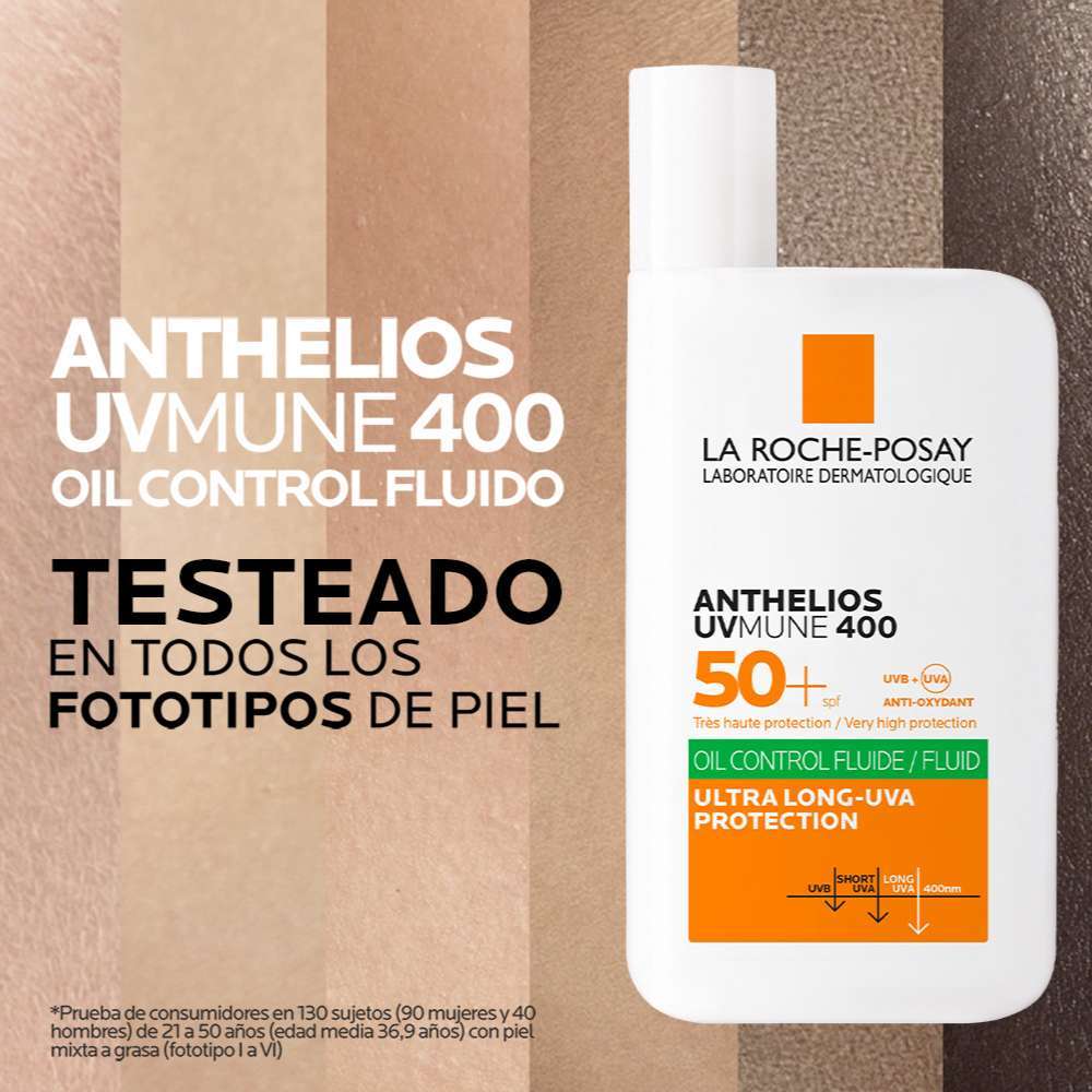 LA ROCHE POSAY Anthelios Uv Mune 400 Spf 50+ Oil Control X 50 Ml - Image 4