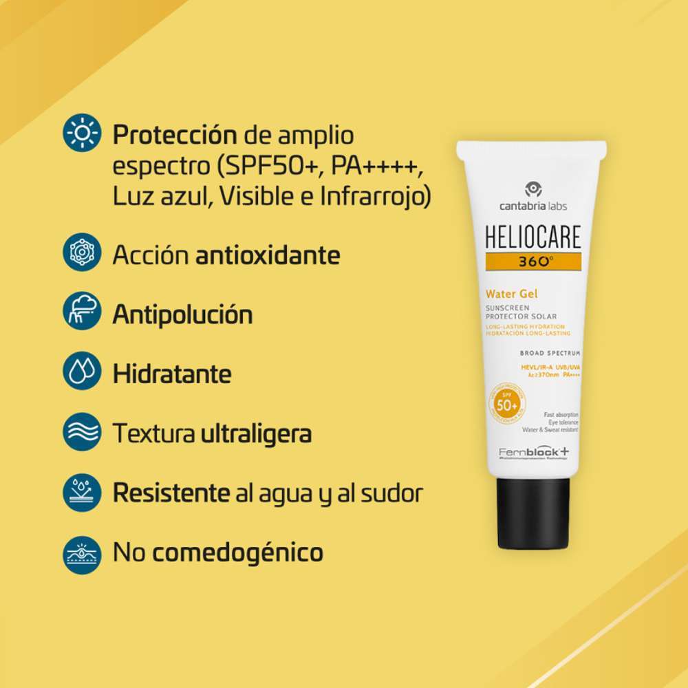 KIT Heliocare 360 Water Gel + Invisible Spray - Image 3