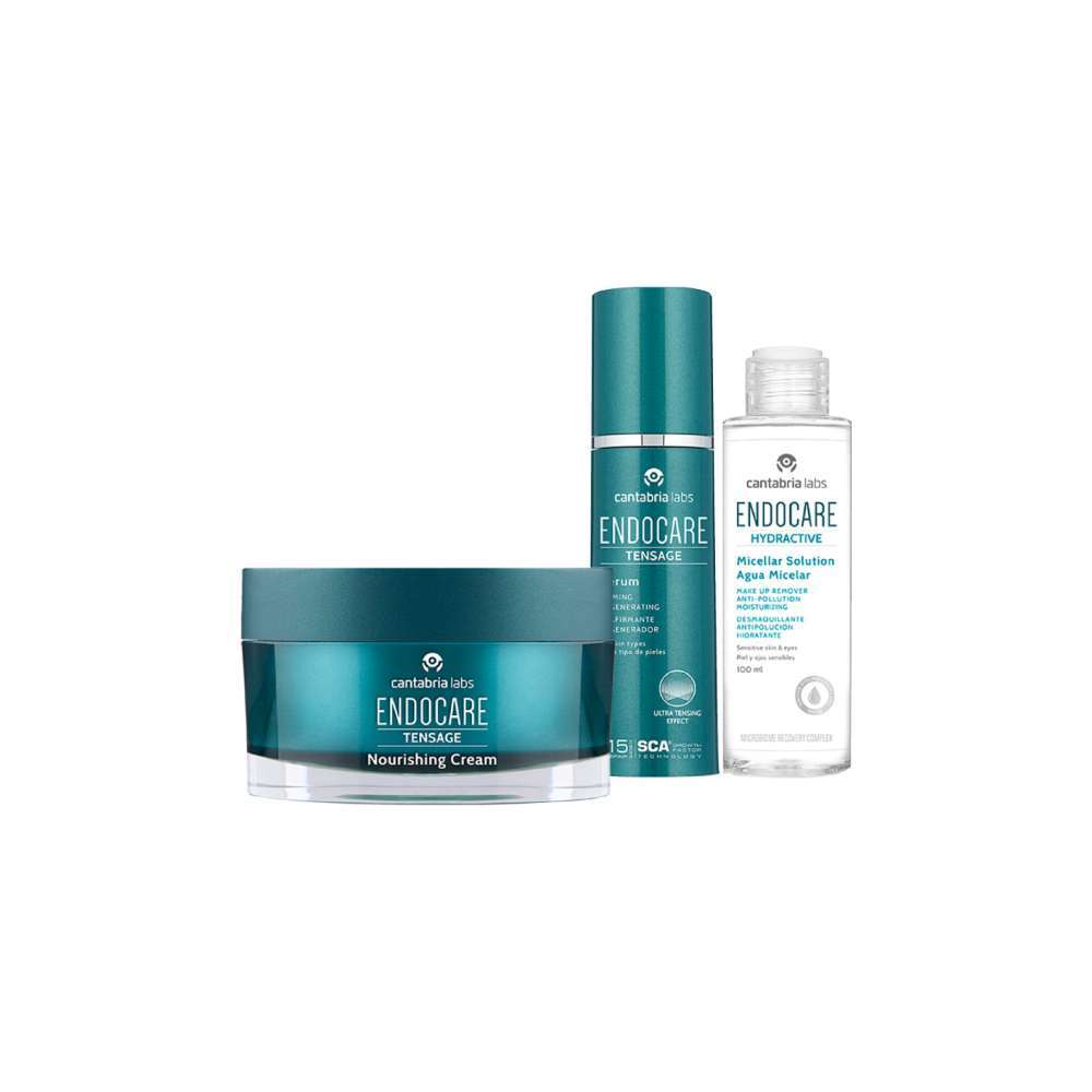 KIT Endocare Tensage Crema Nutritiva + Tensage Serum + Hydractive 100ML
