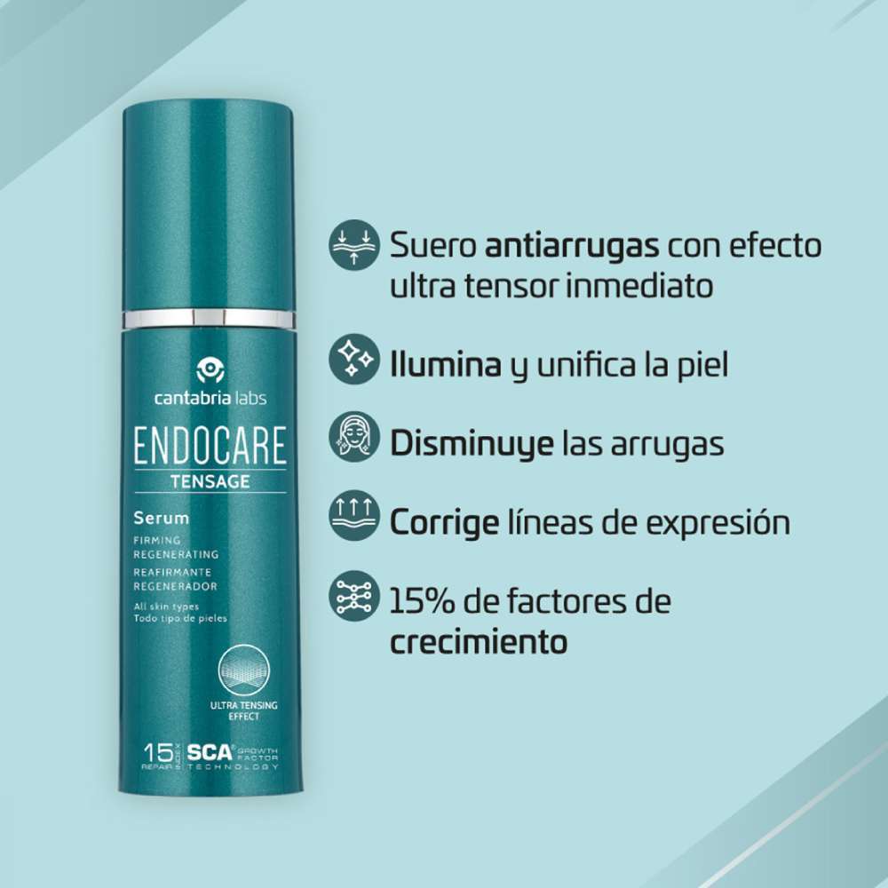 KIT Endocare Tensage Crema Nutritiva + Tensage Serum + Hydractive 100ML - Image 4