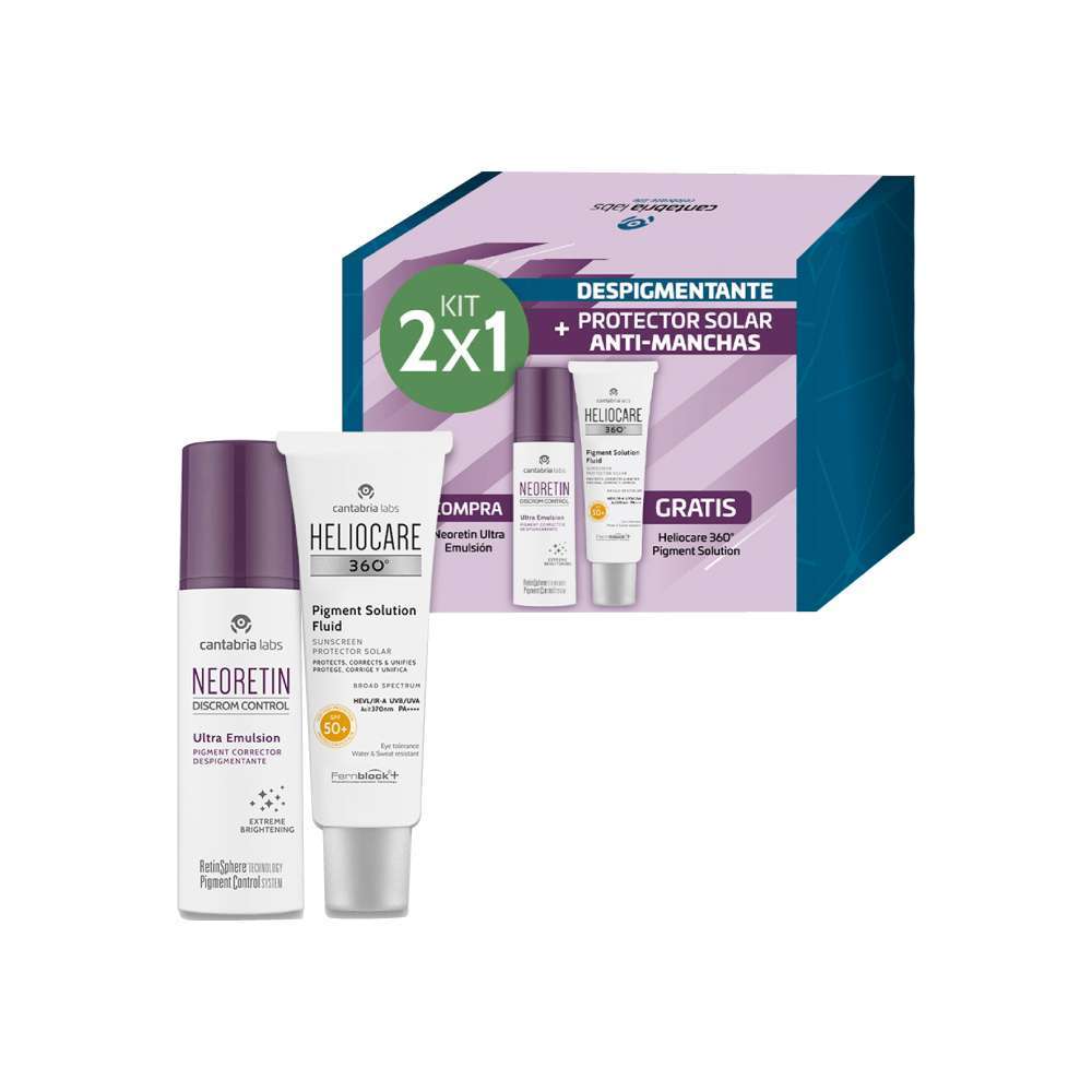 KIT Neoretin Ultra Emulsión + Heliocare 360° Pigment - Image 2