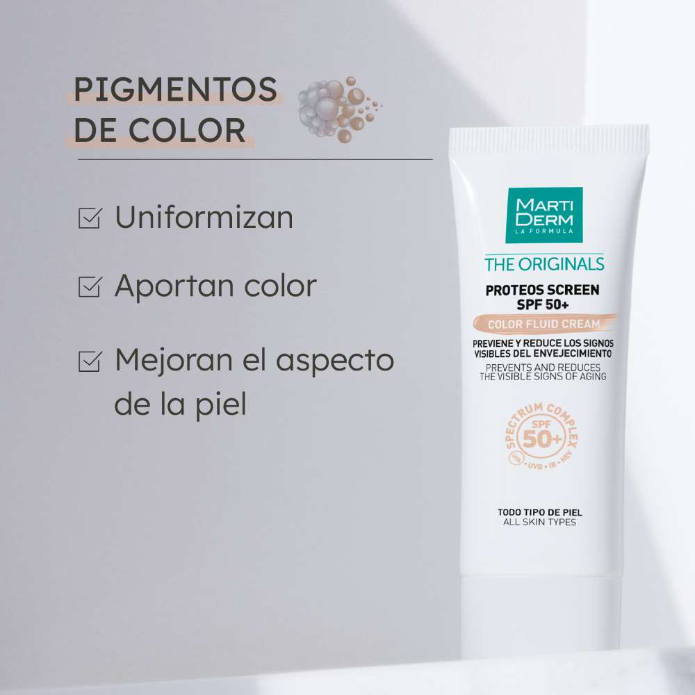 MARTIDERM Proteos Screen SPF50+ Color Fluid Cream X 40 ML - Image 3