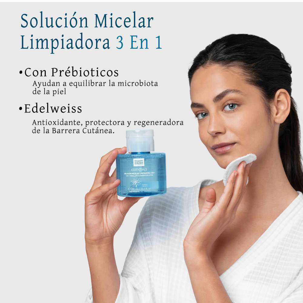 MARTIDERM Essentials Solución Micelar Limpiadora X 300 ML - Image 3