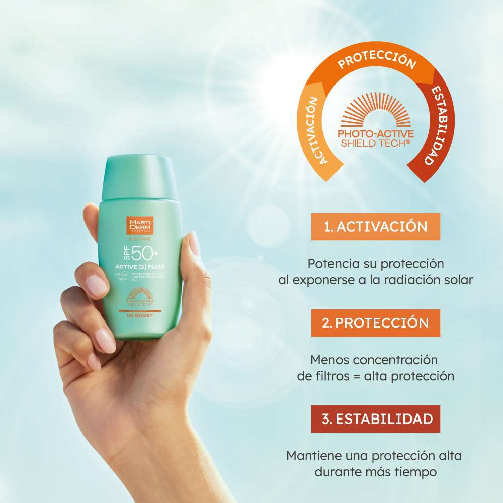 MARTIDERM Sun Care SPF 50+ Active D Fluido X 50ML - Image 5
