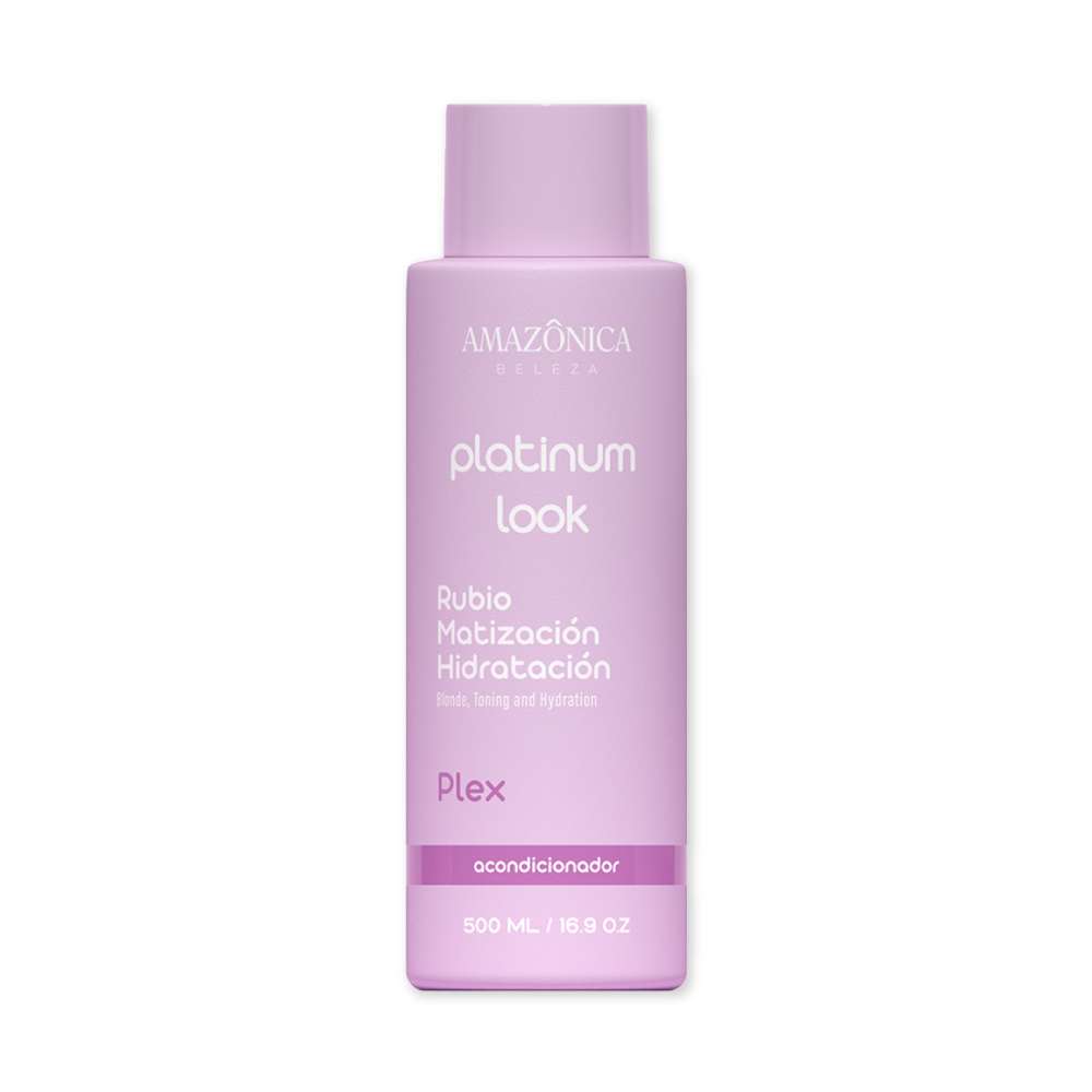AMAZÓNICA Acondicionador Platinum Look 500 Ml