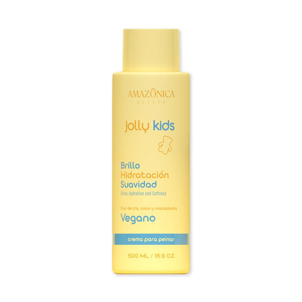 AMAZÓNICA Jolly Kids Crema De Peinar Vegana Para Niños 500 Ml