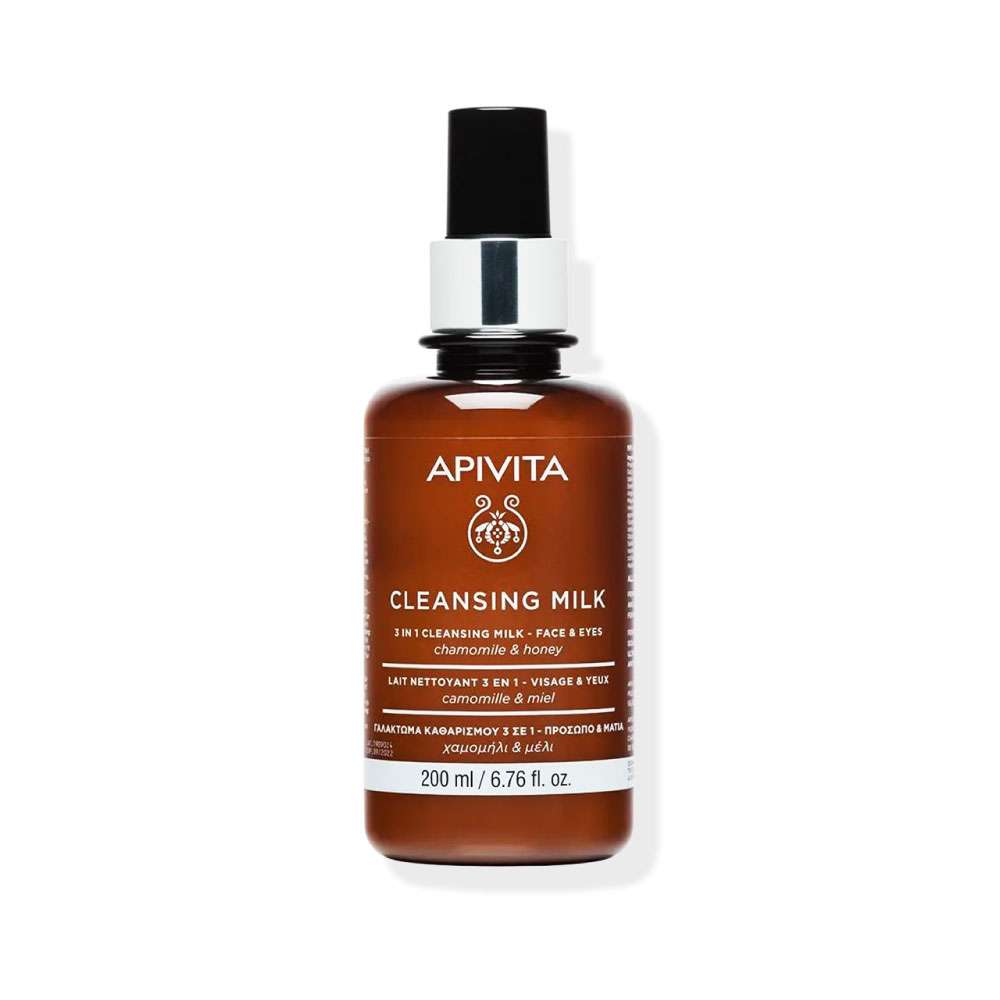 APIVITA Cleansing Milk 3 In 1 - Face & Eyes