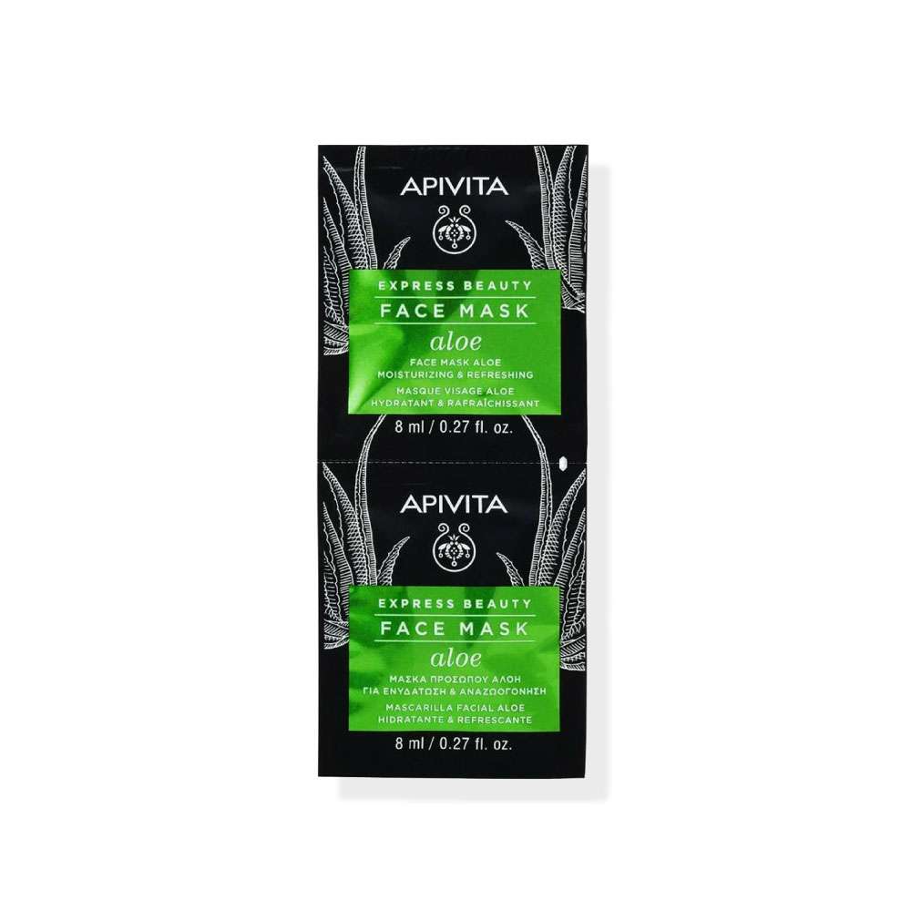 APIVITA Express Beauty Face Mask - Aloe 2X8 Ml