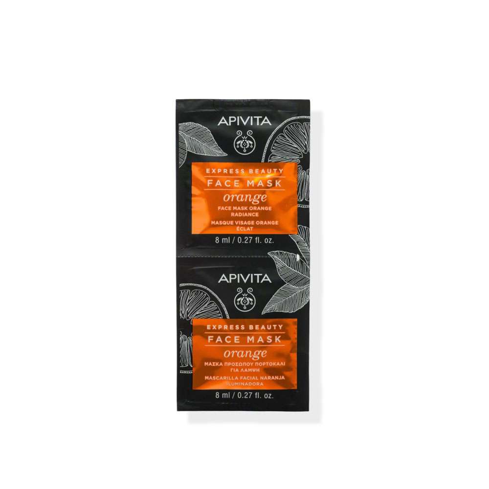 APIVITA Express Beauty Face Mask - Orange 2X8 Ml