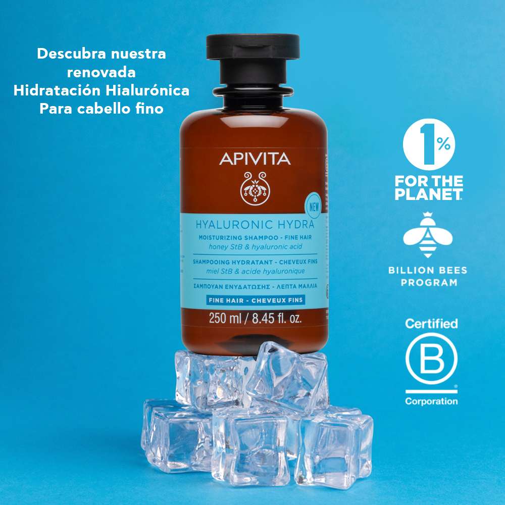 APIVITA Hyaluronic Hydra Shampoo Fine Hair X 250Ml - Image 5